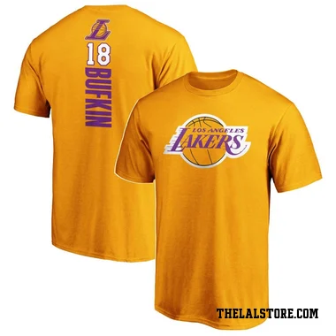 Gold Men's Kobe Bufkin Los Angeles Lakers Backer T-Shirt